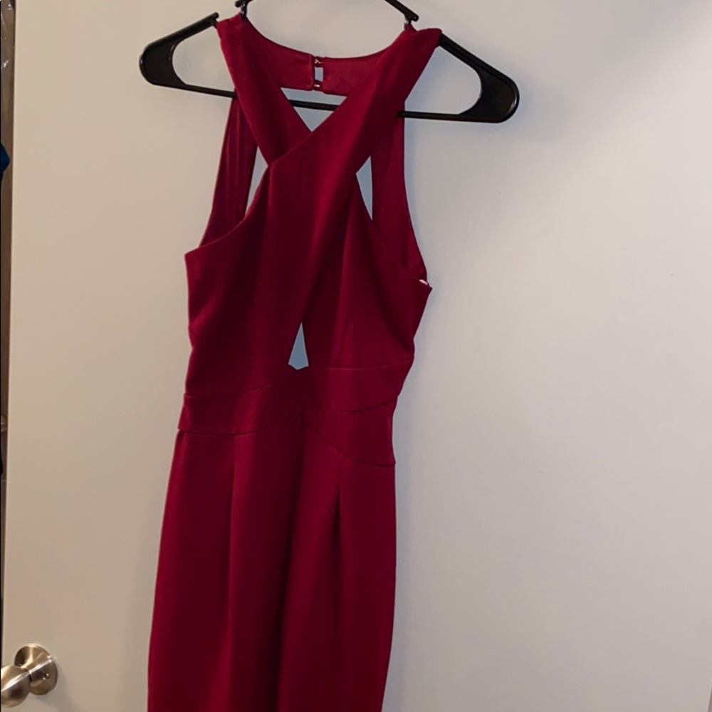 Maroon Jumpsuit